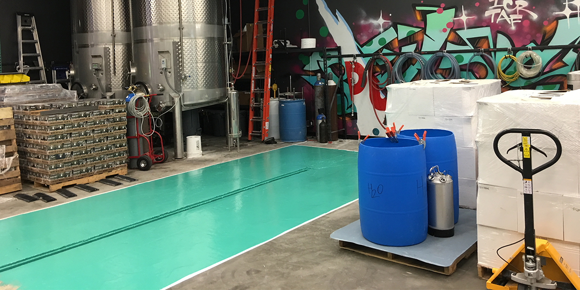 industrial epoxy flooring installation