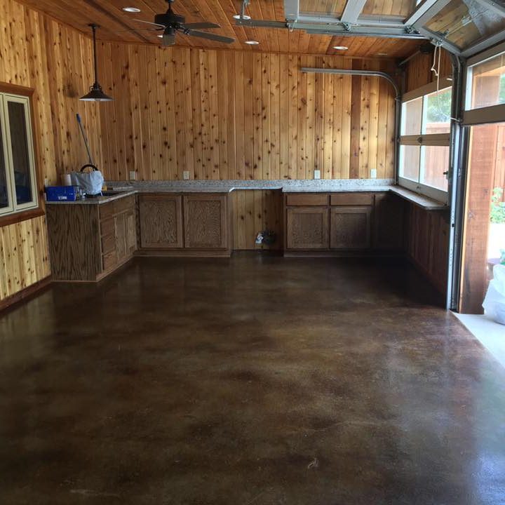 stained concrete Springdale Fayetteville Bentonville Rogers